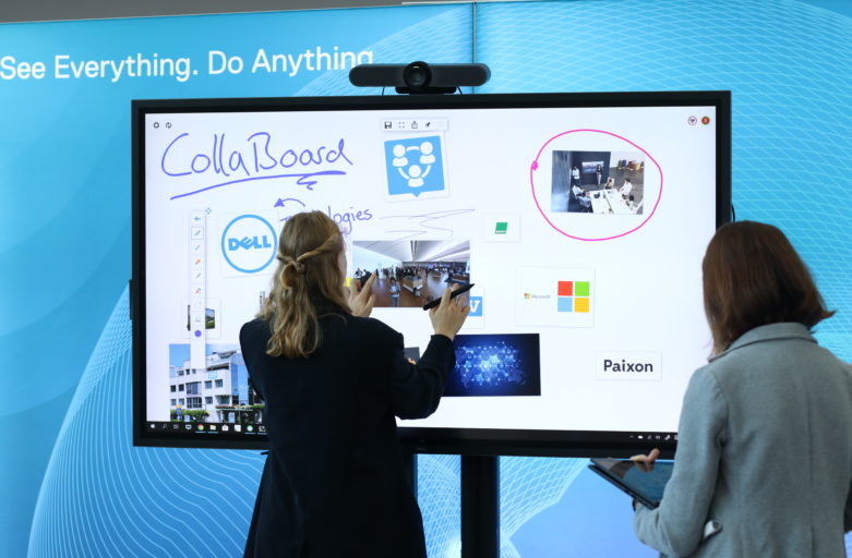 IBV presenting CollaBoard at the DELL Technology Forum in Zurich